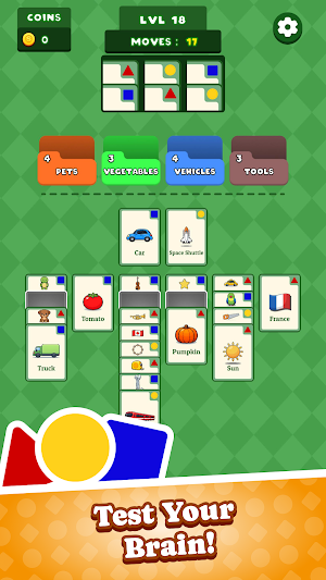 Topic Sort Solitaire Screenshot 0