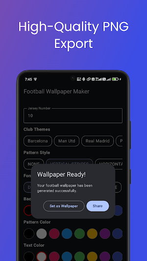 Football Wallpaper Maker Screenshot 3