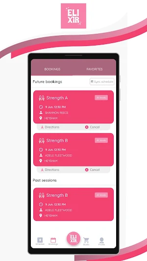 Elixir Gym Screenshot 2