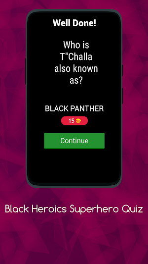 Black Heroics Superhero Quiz Screenshot 1