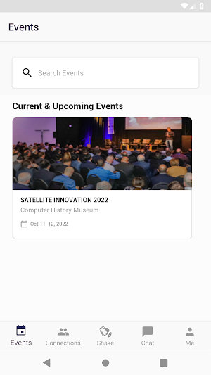 SatNews Events Screenshot 1