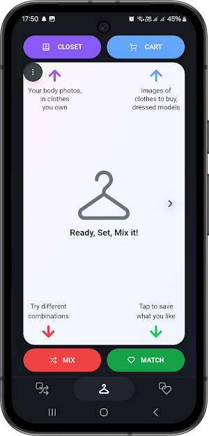 MIX&MATCH - Virtual Try-On Screenshot 0