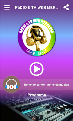 Rádio e TV Web Mercadão Screenshot 1