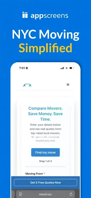 Movd NYC: NYC Moving Quotes Screenshot 0