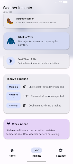 WeatherFast Screenshot 2