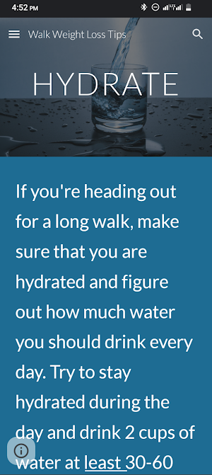 Walk Weight Loss Tips Screenshot 3