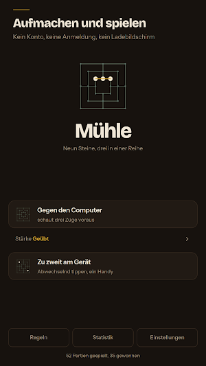 Mühle Brettspiel Screenshot 0