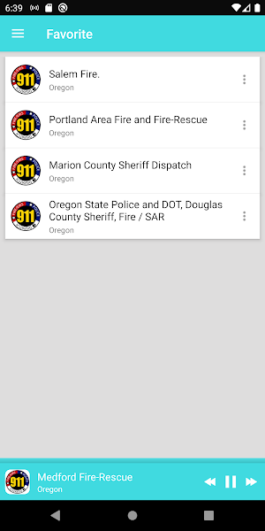 Oregon police, fire and EMS radios Screenshot 2