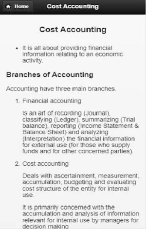 Cost accounting Screenshot 2