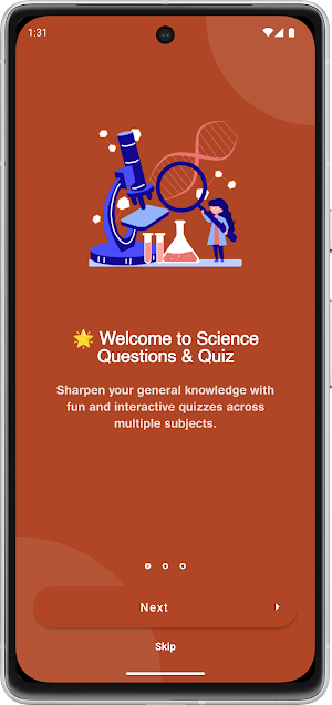 Science Facts Think Quiz Screenshot 1