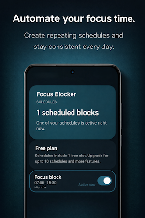Focus Blocker: App Blocker Screenshot 2