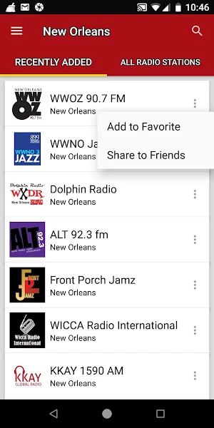 New Orleans Radio Stations - Louisiana, USA Screenshot 1