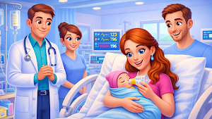 Pregnant Mom Baby Shower Game Screenshot 2