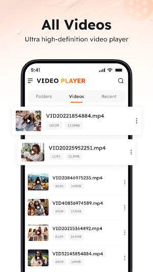 HD Video Player: Media Player Screenshot 1