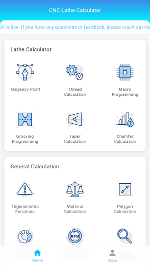 CNC Lathe Calculator Screenshot 0
