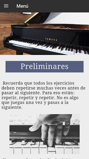 Entrenamiento para pianistas Screenshot 2