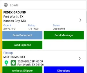 KB Mobile Driver App Screenshot 0