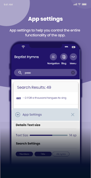 Baptist hymn book offline Screenshot 3
