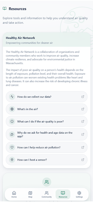Air Watch Healthy Air Network Screenshot 3