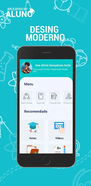 Aplicativo do Aluno Screenshot 1