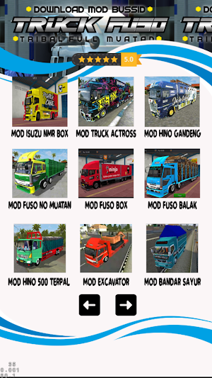 Download Mod Bussid Truck Fuso Tribal Full Muatan Screenshot 2