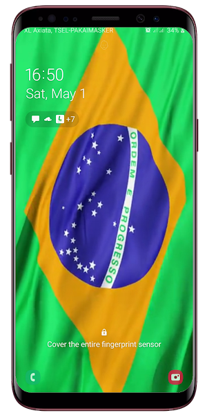 Brazil Flag Live Wallpaper Screenshot 3