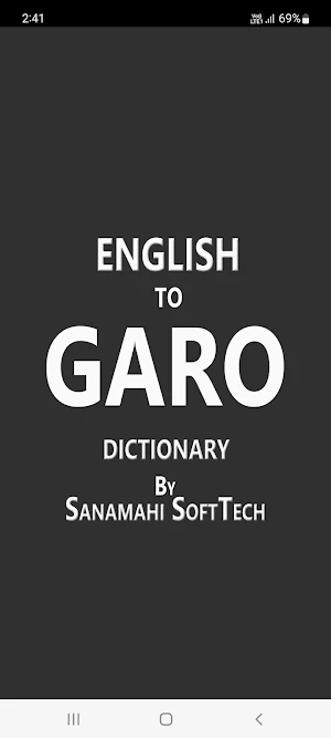 English To Garo Dictionary Screenshot 0