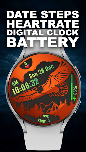 A034 The Eagle - Watch Face Screenshot 2