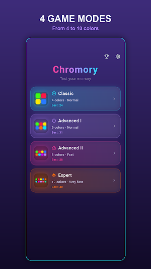 Chromory · Color Memory Screenshot 0