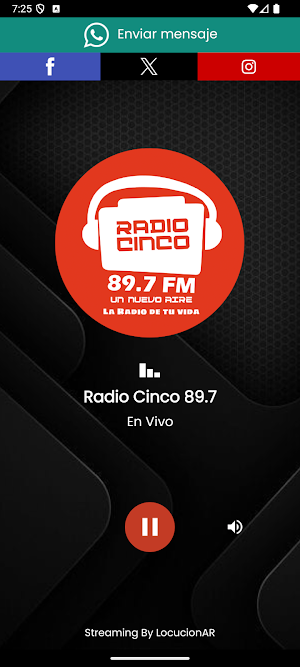 Radio Cinco 89.7 Screenshot 0