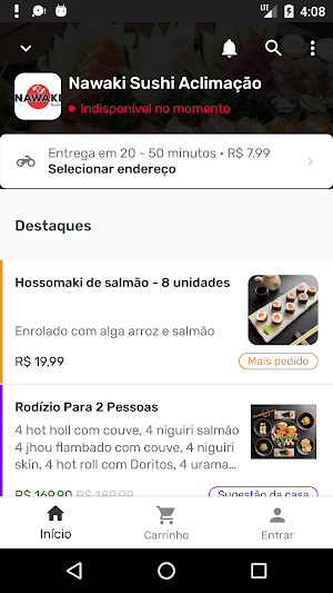 Nawaki Sushi Screenshot 1