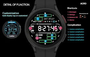 ACRO Perfect BW Watchface Screenshot 3