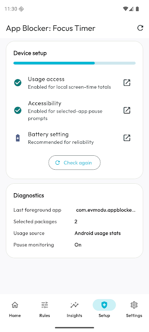 App Blocker: Focus Timer Screenshot 1