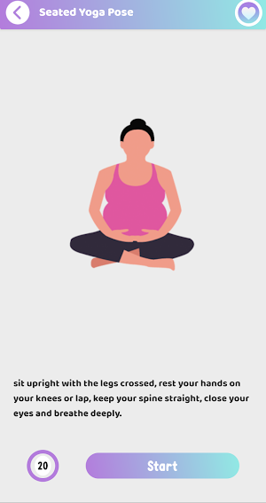 Pregnancy Yoga Exercise Screenshot 2