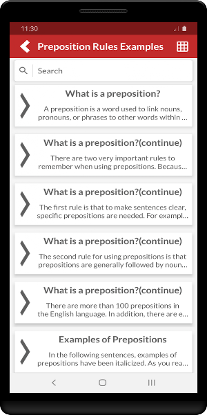 Preposition Rules Examples Screenshot 1