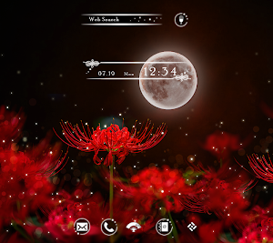 Fantasy Wallpaper Red Spider Lily Theme Screenshot 0