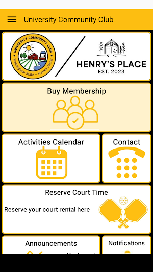 University Community Club Screenshot 1