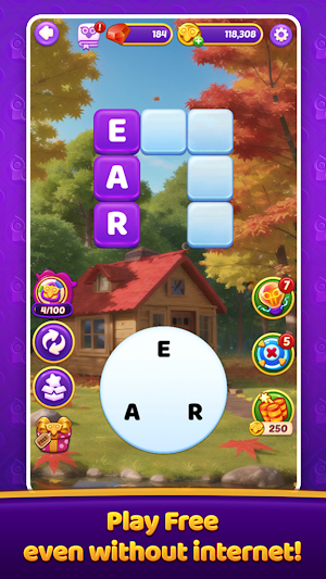 WORDRIA - Cross Word Puzzles Screenshot 0
