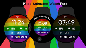 Pride Animated Watch Face Screenshot 3