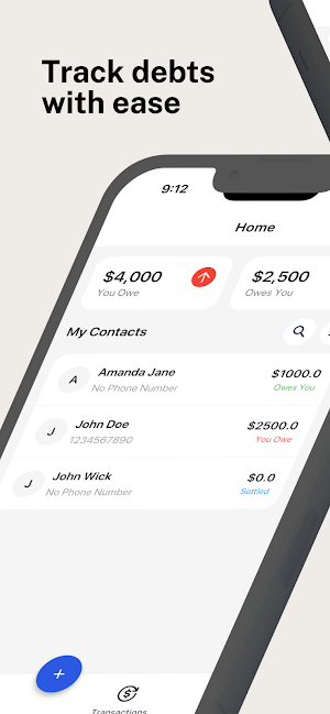 DebtMate: Smart Debt Manager Screenshot 0