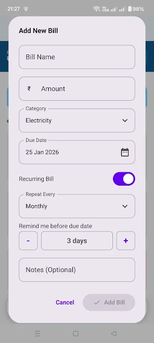 CI-Daily Finance Manager Screenshot 2