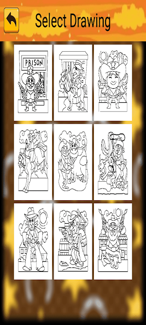 Cowboy Coloring Screenshot 2