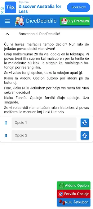 DiceDecidilo Screenshot 1