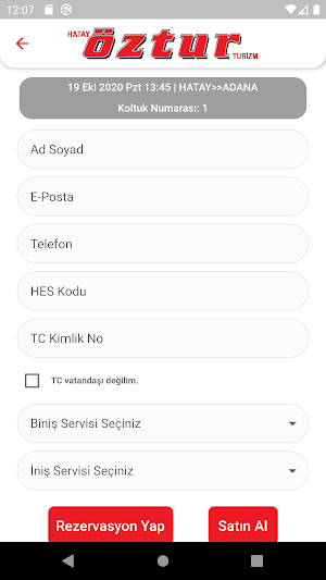 Hatay Öztur Turizm Screenshot 3