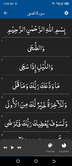 Surah Duha (سورة الضحى) Screenshot 1