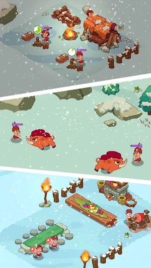 Icy Village: Tycoon Survival Screenshot 2