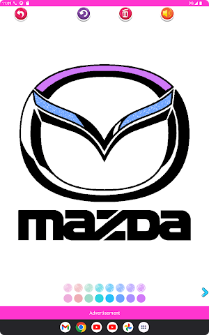 car logo coloring Screenshot 0