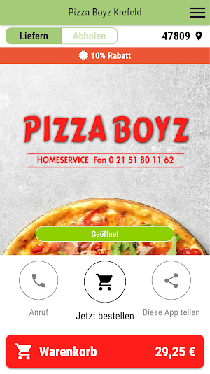Pizza Boyz Krefeld Screenshot 0