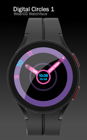 Digital Circles 1: Wear OS Screenshot 3