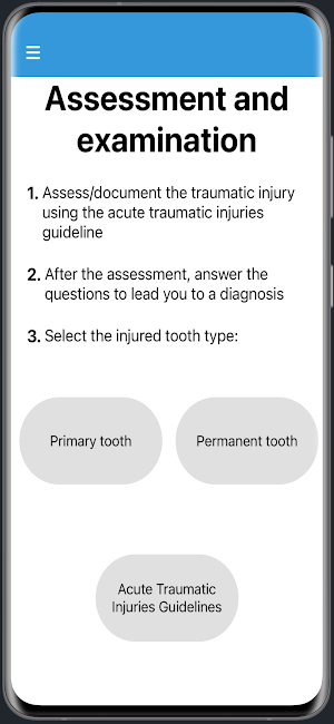 Dental Trauma Guide Screenshot 2